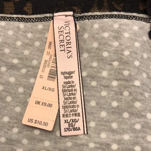 NWT Victoria’s Secret Hiphugger panties XL - Picture 2 of 3